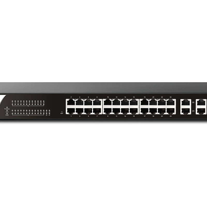 DrayTek 28-Port Smart Switch, VIGOR-G1282 - D-VIGOR-G1282 Switches ｜ 衍光HinKwong 香港
