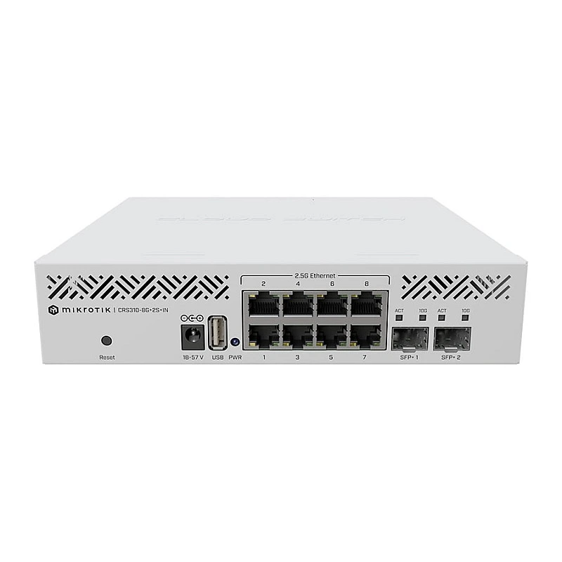 MikroTik 10 Ports 交換器 (CRS310-8G+2S+IN) - 香港行貨