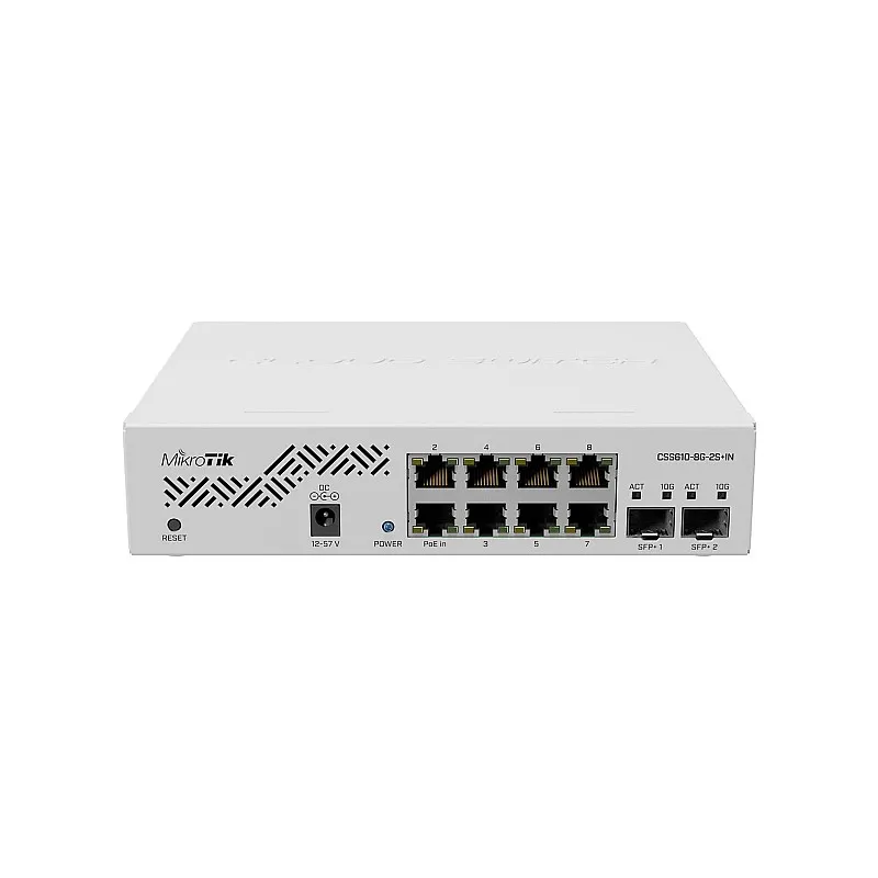 MikroTik 10 Ports 交換器, CSS610-8G-2S+IN (UK)︱香港行貨 - M-CSS610-8G-2S+IN 交換器 ｜ 衍光HinKwong 香港