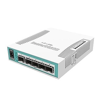MikroTik 6 Ports Switch, CRS106-1C-5S (UK)