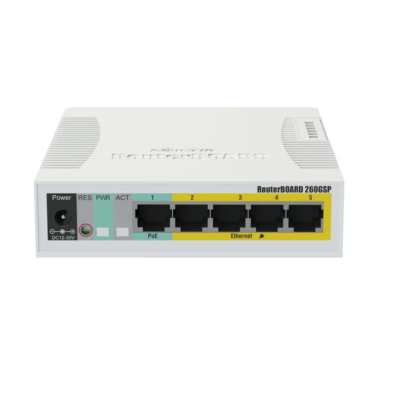 MikroTik 6 Ports Switch, CSS106-1G-4P-1S - M-S-CSS106-1G-4P-1S Switches ｜ 衍光HinKwong 香港
