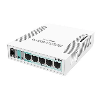 MikroTik 6 Ports Switch, CSS106-5G-1S (UK)