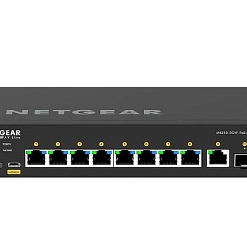 Netgear 10 port AV Line Managed Switch, GSM4210PD