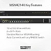 Netgear 14 port AV Line Managed Switch, MSM4214X - N-MSM4214X Switches ｜ 衍光HinKwong 香港