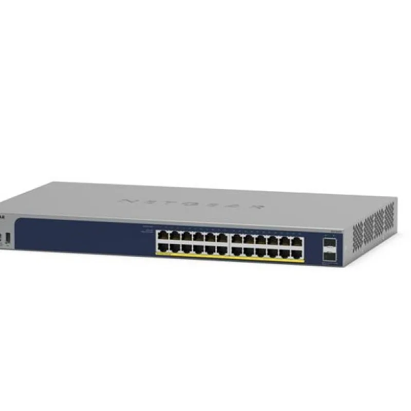 Netgear 24-Port Gigabit PoE+ 智能管型交換器, GS724TPv3︱終身保養︱香港行貨
