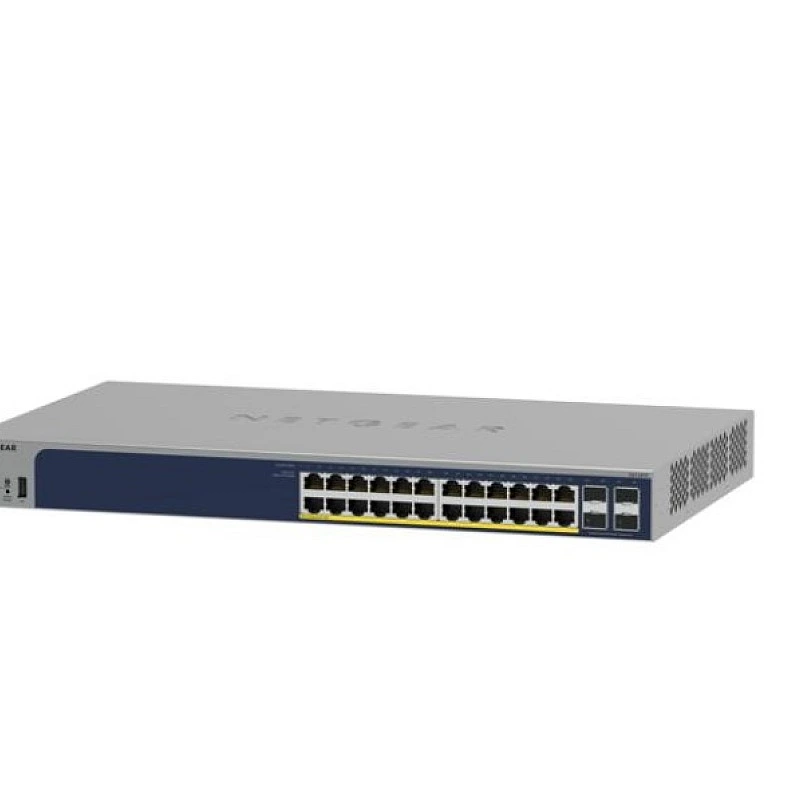 Netgear 24-Port Gigabit PoE+ Smart Managed Switch, GS728TPv3