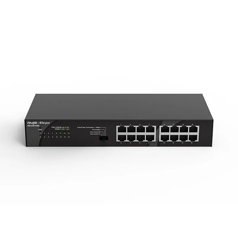 睿易 Reyee 16-Port 非網管交換器, RG-ES116G - R-RG-ES116G 交換器 ｜ 衍光HinKwong 香港