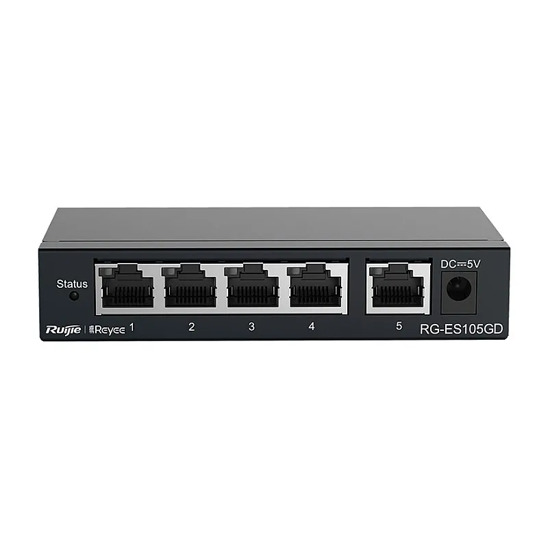 睿易 Reyee Gigabit unmanaged Switch, RG-ES105GD - R-S-RG-ES105GD 交換器 ｜ 衍光HinKwong 香港