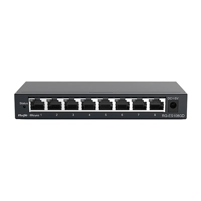 睿易 Reyee Gigabit unmanaged Switch, RG-ES108GD - R-S-RG-ES108GD 交換器 ｜ 衍光HinKwong 香港