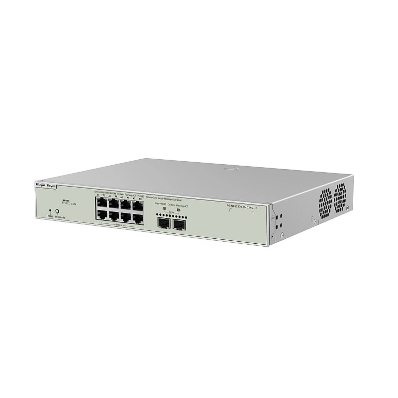 Ruijie Reyee Gigabit PoE Managed Switch, RG-NBS5300-8MG2XS-UP