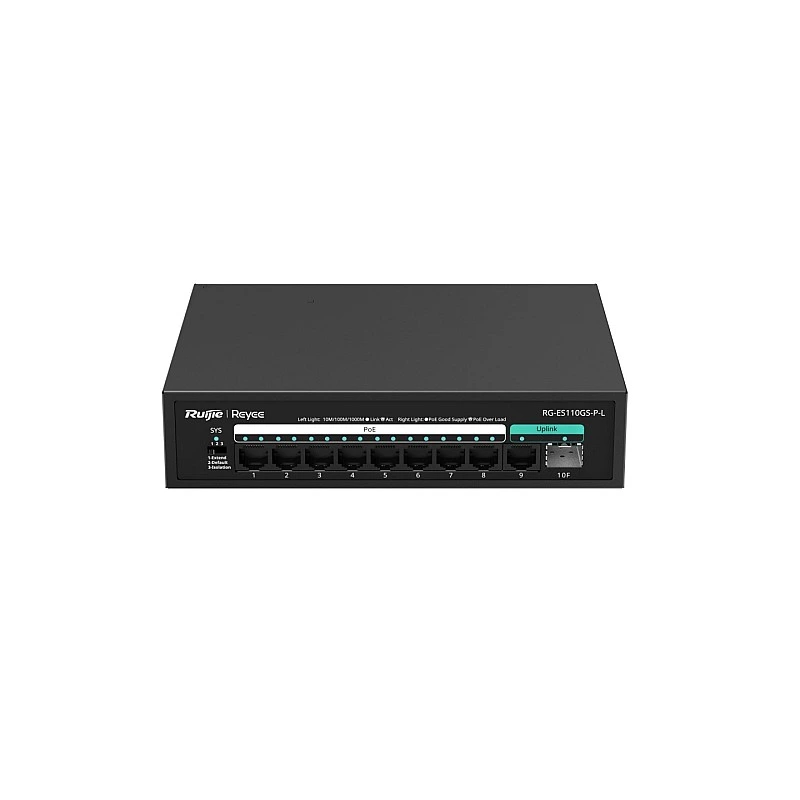 Ruijie Reyee PoE Unmanaged Switch, RG-ES110GS-P-L - R-RG-ES110GS-P-L Switches ｜ 衍光HinKwong 香港
