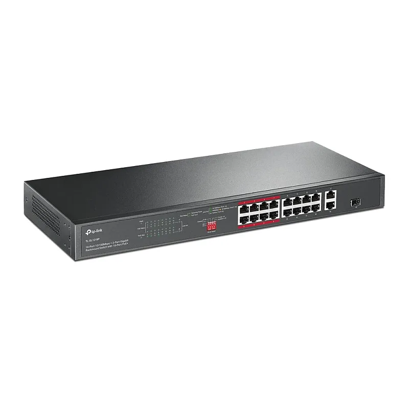 TP-Link 18-Port POE 非網管交換器, TL-SL1218P︱原廠保養
