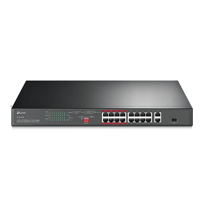 TP-Link 18-Port POE 非網管交換器, TL-SL1218P︱原廠保養
