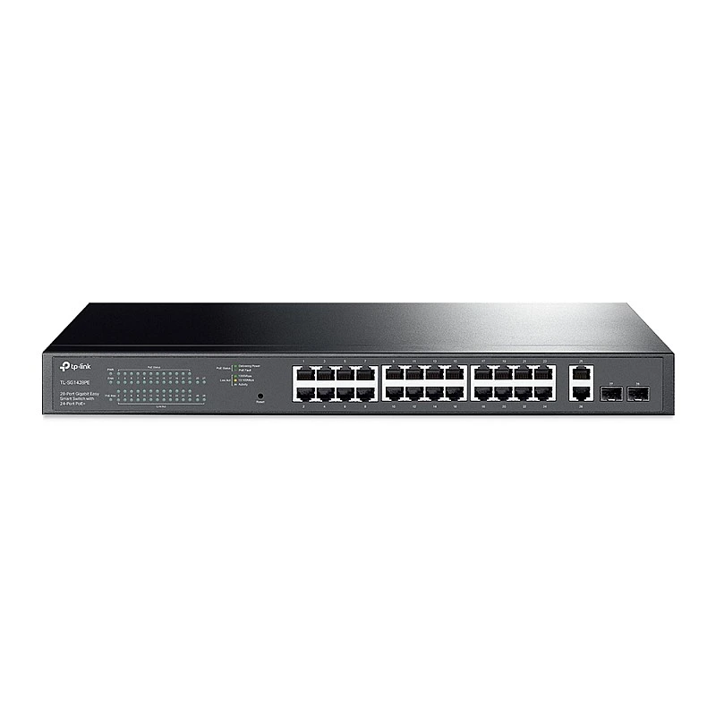 TP-Link 28-Port Gigabit POE Smart Switch, TL-SG1428PE