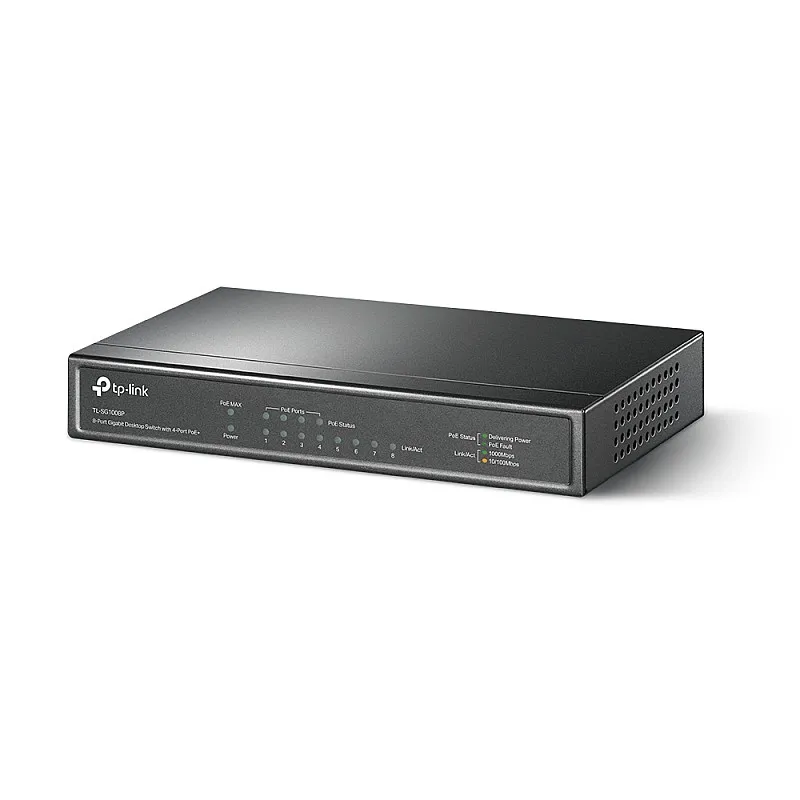 TP-Link 8-Port Gigabit PoE+ 非管理型交換器, TL-SG1008P︱原廠保養