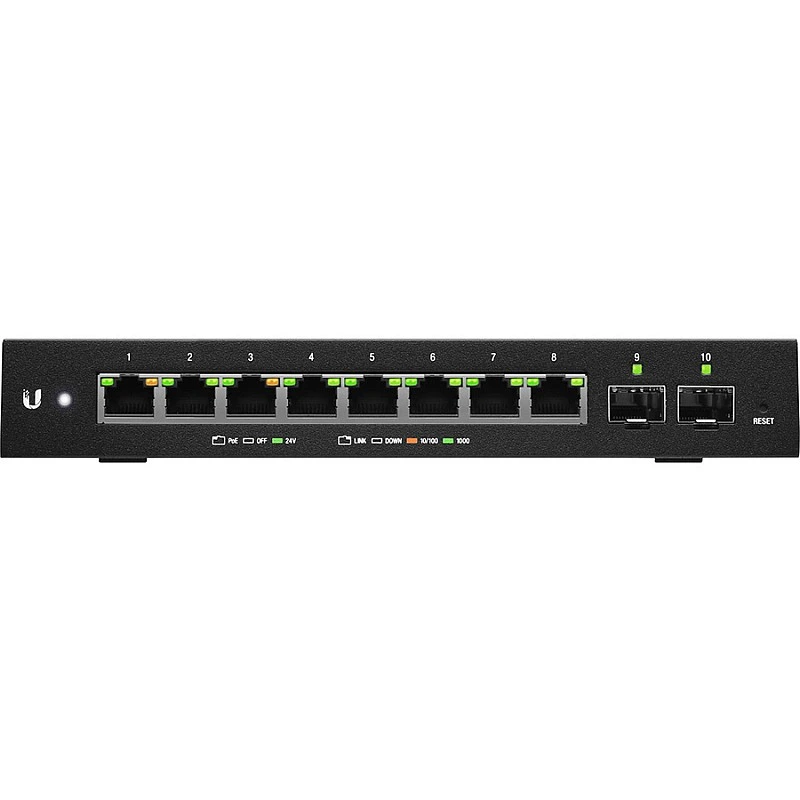 Ubiquiti EdgeSwitch 10XP 10 Ports Switch, ES-10XP - U-ES-10XP Switches ｜ 衍光HinKwong 香港