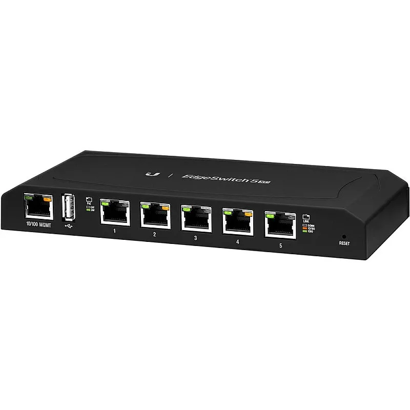 Ubiquiti EdgeSwitch 5XP 5 Ports 交換器, ES-5XP - U-ES-5XP 交換器 ｜ 衍光HinKwong 香港