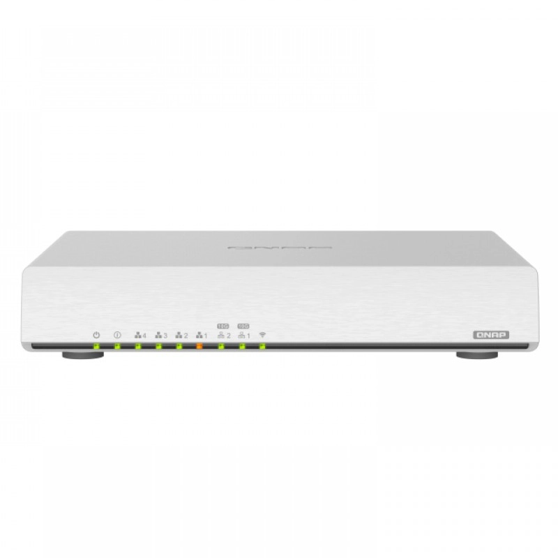 威聯通 QNAP 6 Ports Wi-Fi 6 雙 10GbE SD-WAN 路由器, QHora-301W路由器