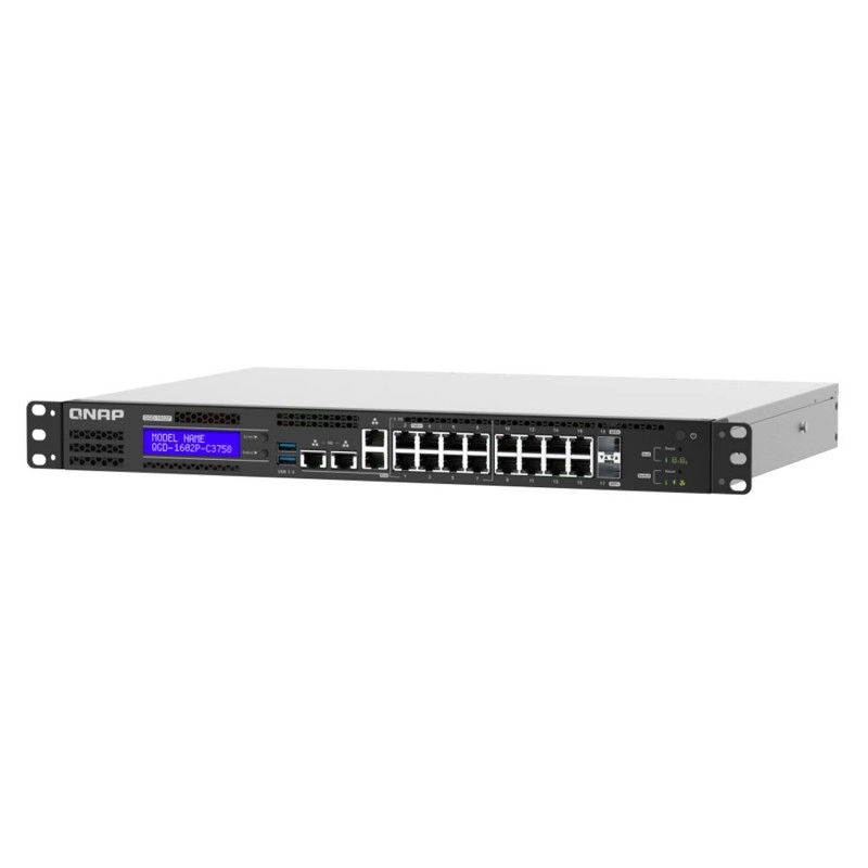 威聯通 QNAP 18 Ports PoE 網管型交換器, QGD-1602P-C3758-16G交換器