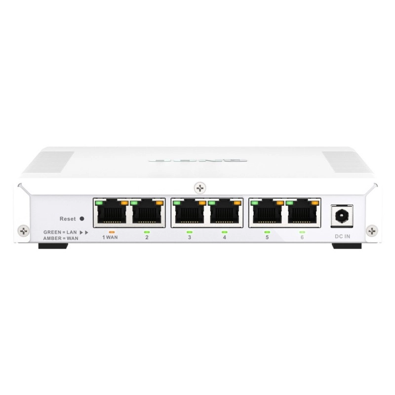 威聯通 QNAP 6 Ports 2.5GbE VPN SD-WAN 路由器, QHora-321路由器