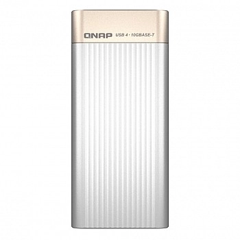 威聯通 QNAP USB 4 Type-C 轉 10GBASE-T RJ45 網路轉換器, QNA-UC10G1T