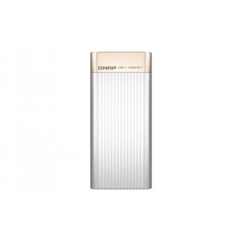 威聯通 QNAP USB 4 Type-C 轉 10GBASE-T RJ45 網路轉換器, QNA-UC10G1T