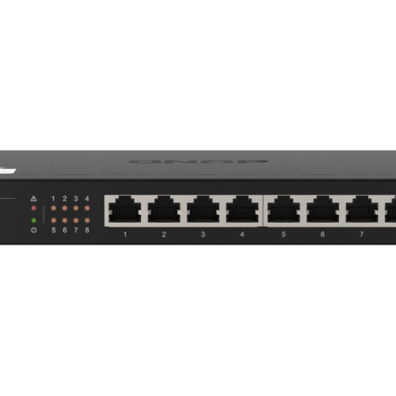 威聯通 QNAP 8 Ports 2.5GbE 無網管型交換器, QSW-1108-8T交換器
