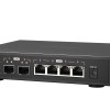 威聯通 QNAP 6 Ports 無網管型交換器, QSW-2104-2S交換器