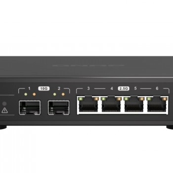 威聯通 QNAP 6 Ports 無網管型交換器, QSW-2104-2S