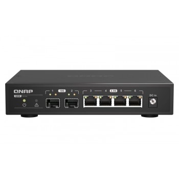 威聯通 QNAP 6 Ports 無網管型交換器, QSW-2104-2S