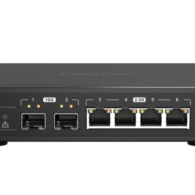 威聯通 QNAP 6 Ports 無網管型交換器, QSW-2104-2S交換器
