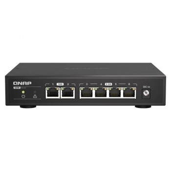威聯通 QNAP 6 Ports 無網管型交換器, QSW-2104-2T