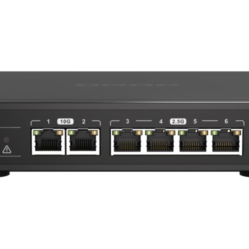 威聯通 QNAP 6 Ports 無網管型交換器, QSW-2104-2T交換器