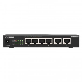 威聯通 QNAP 6 Ports 無網管型交換器, QSW-2104-2T-R2