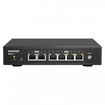 威聯通 QNAP 6 Ports 無網管型交換器, QSW-2104-2T