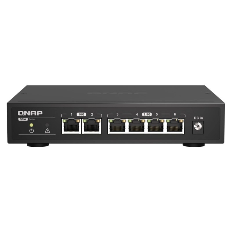 威聯通 QNAP 6 Ports 無網管型交換器, QSW-2104-2T交換器
