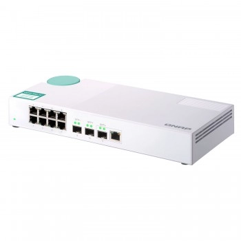 威聯通 QNAP 11 Ports 無網管型交換器, QSW-308-1C