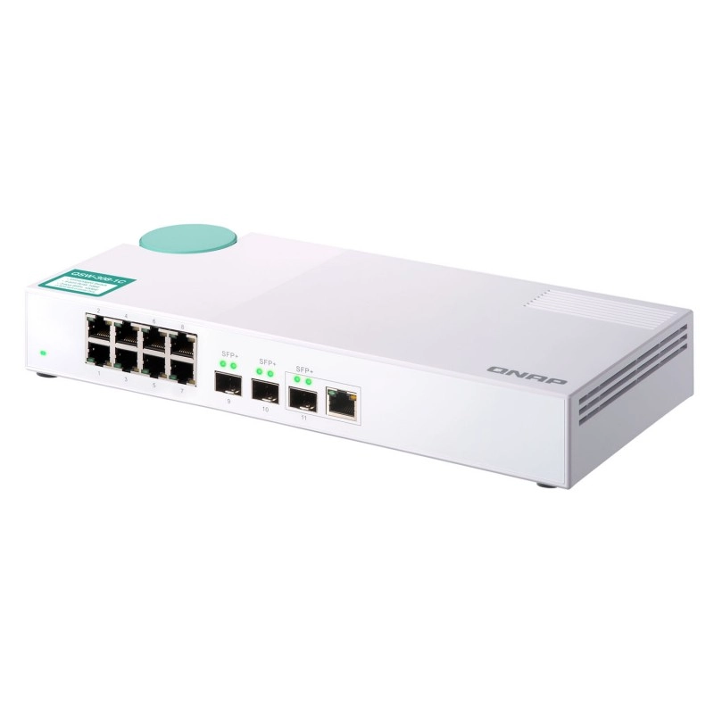 威聯通 QNAP 11 Ports 無網管型交換器, QSW-308-1C交換器
