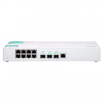 威聯通 QNAP 11 Ports 無網管型交換器, QSW-308-1C