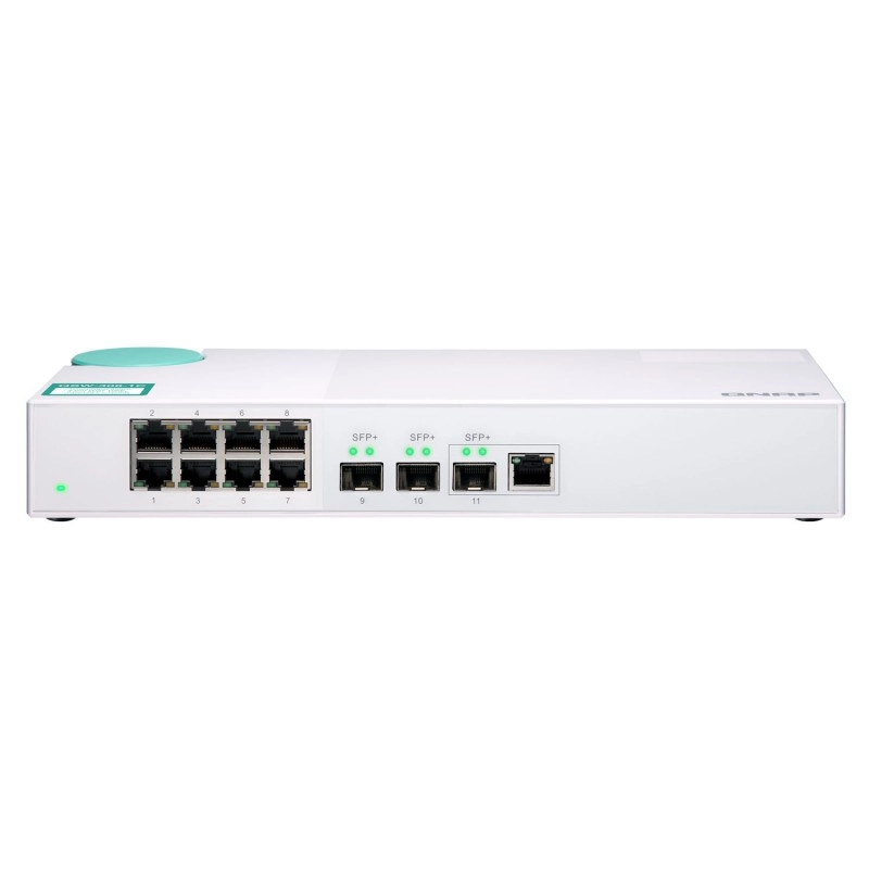 威聯通 QNAP 11 Ports 無網管型交換器, QSW-308-1C交換器
