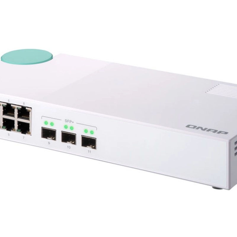 威聯通 QNAP 11 Ports 10GbE 無網管型交換器, QSW-308S交換器