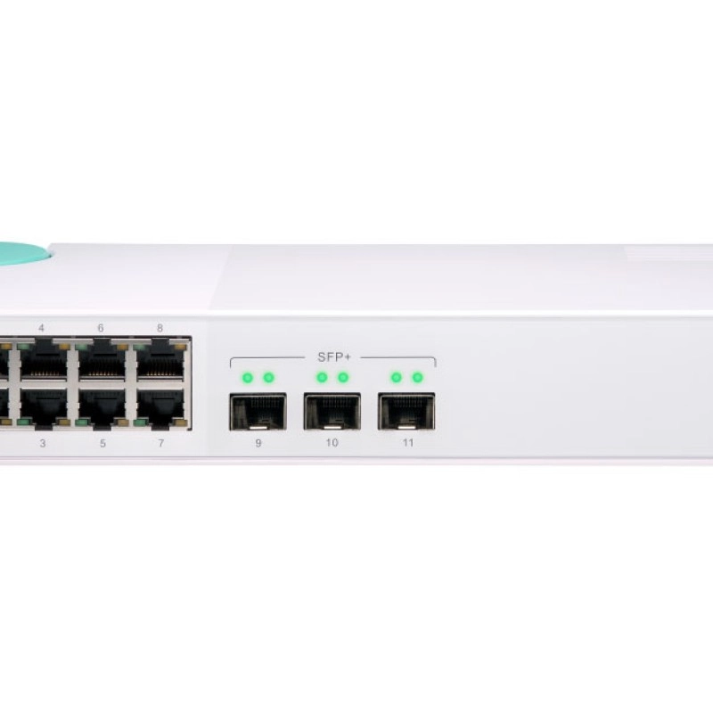 威聯通 QNAP 11 Ports 10GbE 無網管型交換器, QSW-308S交換器