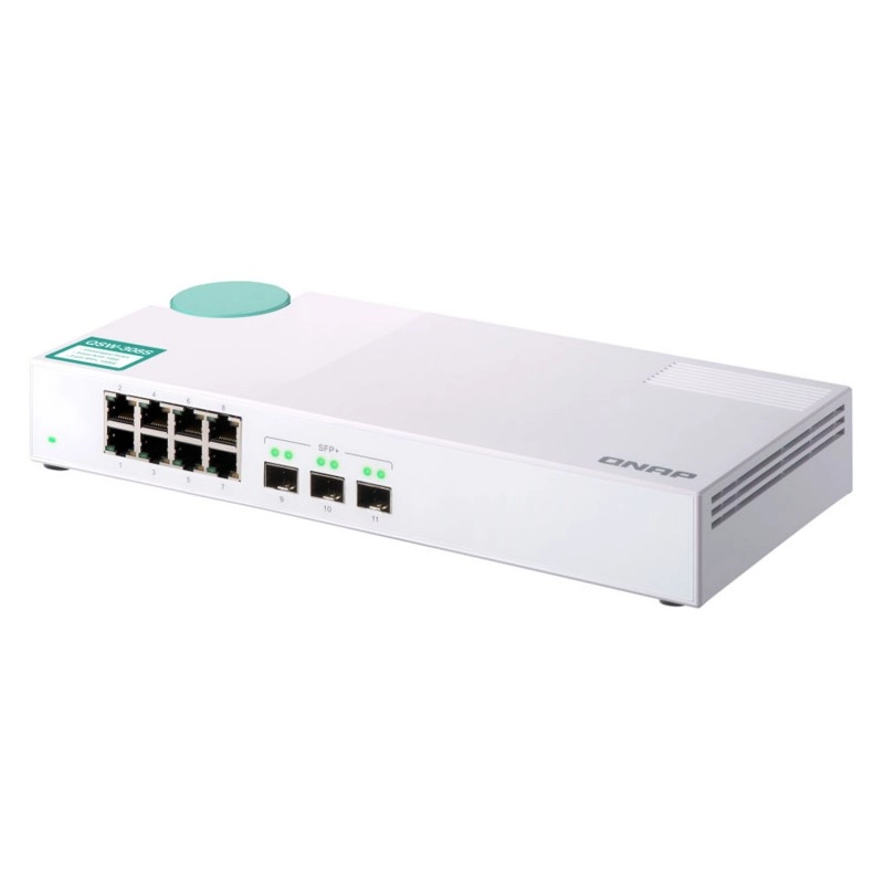 威聯通 QNAP 11 Ports 10GbE 無網管型交換器, QSW-308S交換器
