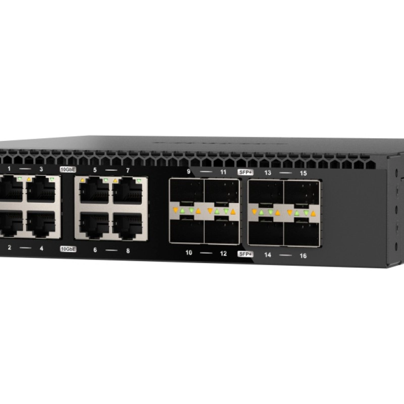 威聯通 QNAP 16 Ports 非網管型交換器, QSW-3216R-8S8T交換器