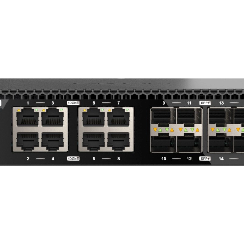威聯通 QNAP 16 Ports 非網管型交換器, QSW-3216R-8S8T交換器