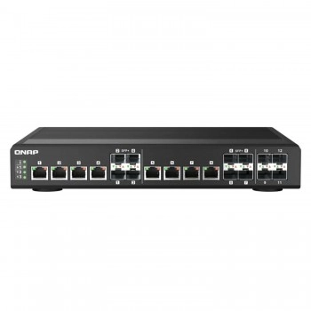 威聯通 QNAP 12 Ports 10GbE 網管型交換器, QSW-IM1200-8C