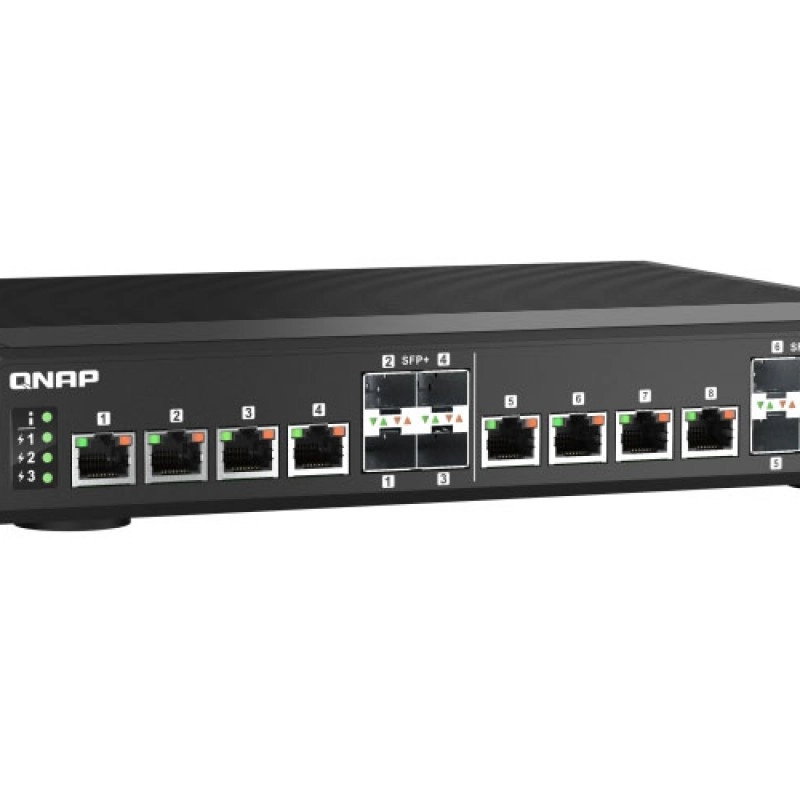 威聯通 QNAP 12 Ports 10GbE 網管型交換器, QSW-IM1200-8C交換器