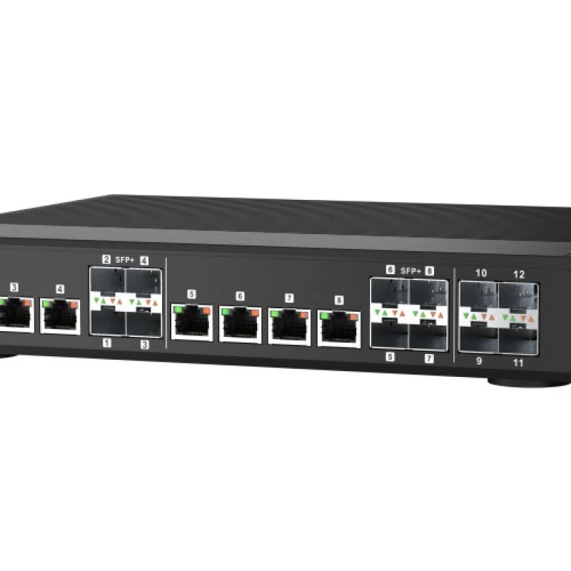 威聯通 QNAP 12 Ports 10GbE 網管型交換器, QSW-IM1200-8C交換器
