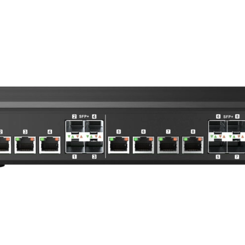 威聯通 QNAP 12 Ports 10GbE 網管型交換器, QSW-IM1200-8C交換器