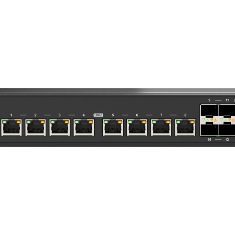 威聯通 QNAP 16 Ports 網管型交換器, QSW-IM3216-8S8T交換器